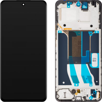 Display cu Touchscreen Realme 12+, cu Rama, Negru, Service Pack 621029000180