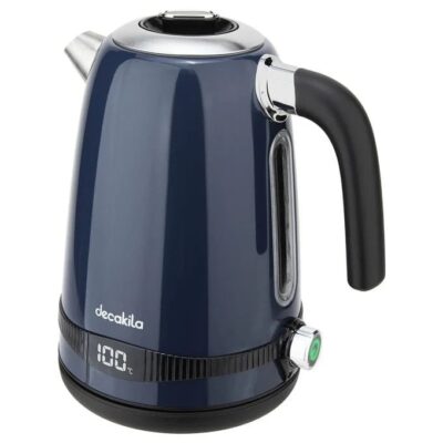 Fierbator Apa Inox cu Ecran LCD 2200W 1.7L cu Functie Ajustare a Temperaturii