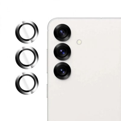 Folie de protectie Camera Spate Lito S+ pentru Samsung Galaxy S25+ S936, Sticla Securizata, Argintie