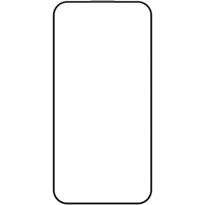 Folie de protectie Ecran Bear HD pentru Apple iPhone 16, Sticla Securizata, Full Glue, Neagra