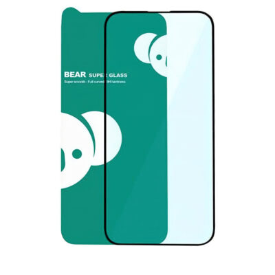 Folie de protectie Ecran Bear Super Hard pentru Apple iPhone 17 Pro, Sticla Securizata, Full Glue, 3D, Neagra
