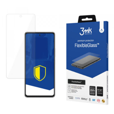 Folie de protectie Ecran 3MK FlexibleGlass pentru Samsung Galaxy A53 5G A536, Sticla Flexibila, Full Glue