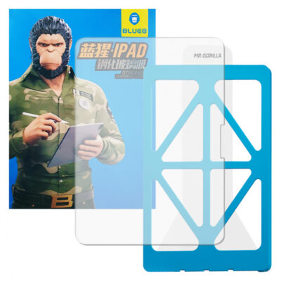 Folie de protectie Ecran Blueo HD Applicator Pro pentru Apple iPad (2025) / (2022), Sticla Securizata, Full Glue