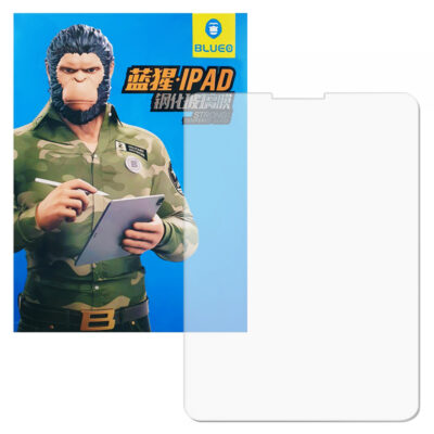 Folie de protectie Ecran Blueo HD pentru Apple iPad Pro 12.9 (2022) / Pro 12.9 (2021) / Pro 12.9 (2020), Sticla Securizata, Full Glue