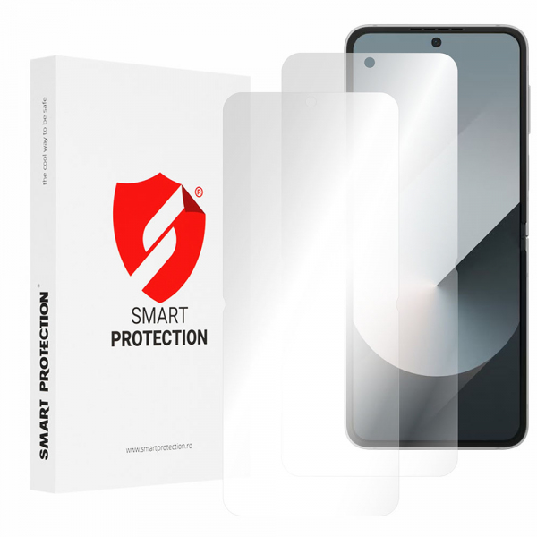 Folie de protectie Ecran Interior Smart Protection Premium Classic pentru Samsung Galaxy Z Flip6 F741, Plastic, Set 2 bucati