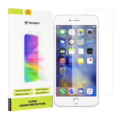 Folie de protectie Ecran Techsuit Clear Vision pentru Apple iPhone 6s Plus / 6 Plus, Sticla Securizata, Full Glue