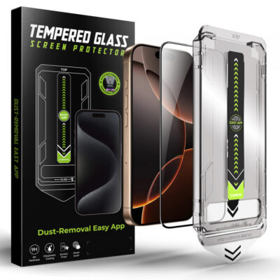 Folie de protectie Ecran Techsuit TitanGlass pentru Apple iPhone 11 / XR, Sticla Securizata, Full Glue, Neagra