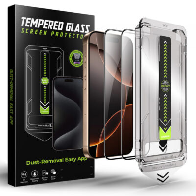 Folie de protectie Ecran Techsuit TitanGlass pentru Apple iPhone 11 / XR, Sticla Securizata, Full Glue, Set 2 bucati, Neagra