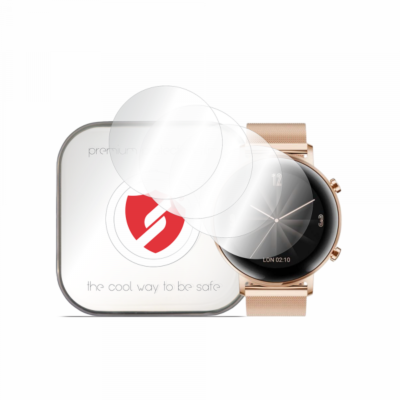 Folie Protectie Smart Protection Premium Classic pentru Huawei Watch GT 2 42mm, Set 4 bucati, Plastic