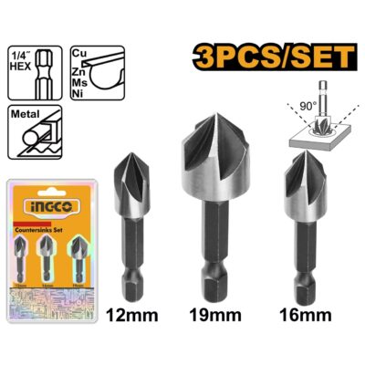 Freza Bond Metal 3 Pcs INGCO DBCS0031