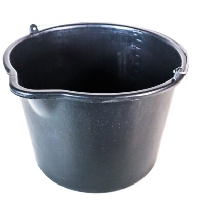 Galeata Plastic Neagra 12L cu Jgheab