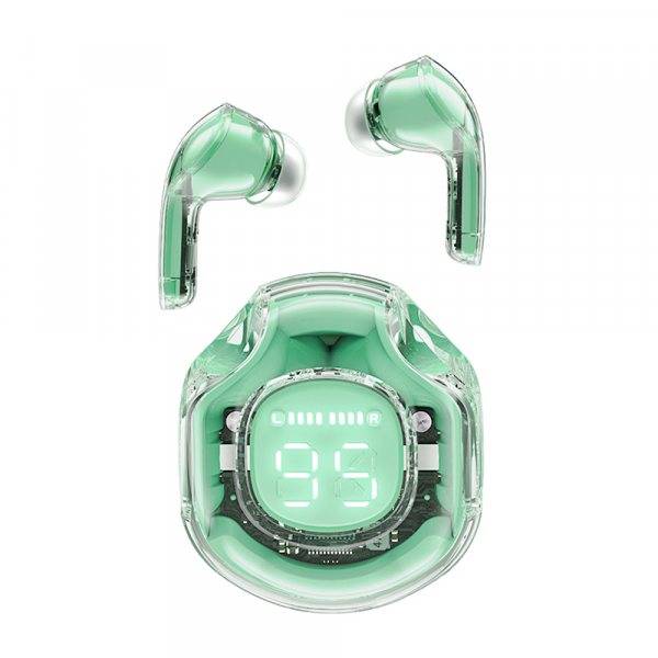 Handsfree Bluetooth Acefast T8, TWS, Verde
