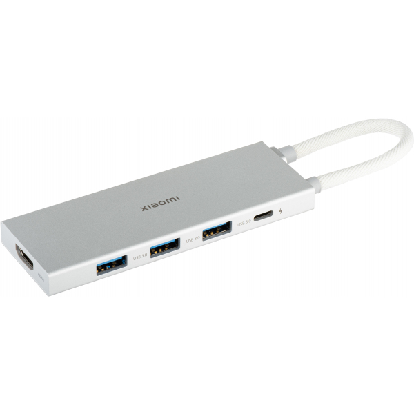 Hub USB-C Xiaomi, 3 x USB-A 3.0 – 1 x USB-C – 1 x HDMI, Alb BHR8804GL