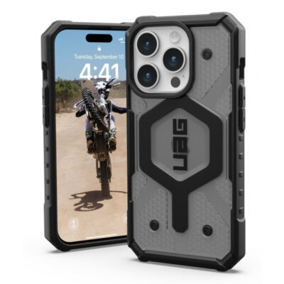 Husa MagSafe pentru Apple iPhone 15 Pro, Urban Armor Gear, Pathfinder, Gri