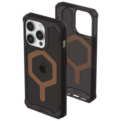 Husa MagSafe pentru Apple iPhone 15 Pro, Urban Armor Gear, Plyo, Maro