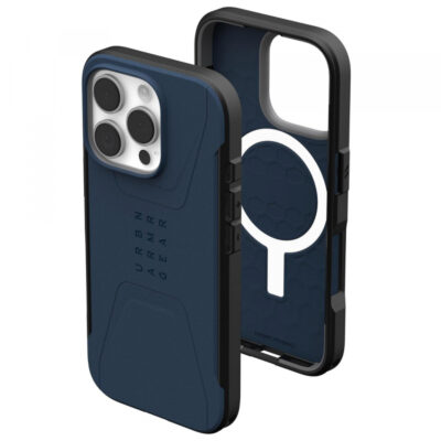 Husa MagSafe pentru Apple iPhone 16 Pro, Urban Armor Gear, Civilian, Bleumarin