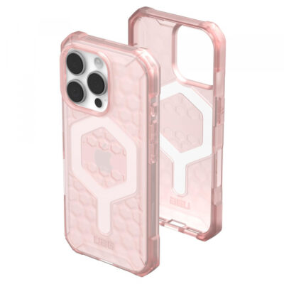 Husa MagSafe pentru Apple iPhone 16 Pro, Urban Armor Gear, Essential Armor, Roz