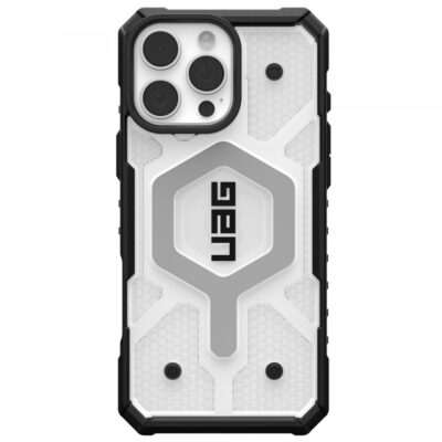 Husa MagSafe pentru Apple iPhone 16 Pro, Urban Armor Gear, Pathfinder Clear, Transparenta