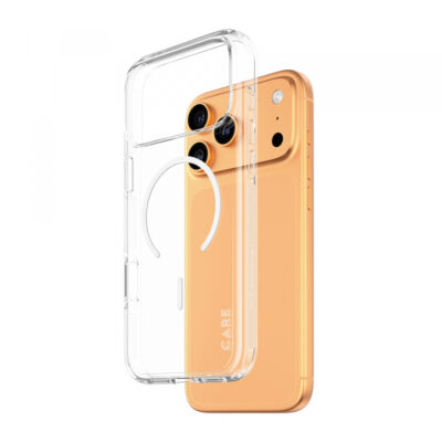 Husa MagSafe pentru Apple iPhone 17 Pro, PanzerGlass, Care Urban Explorer, Transparenta Alba
