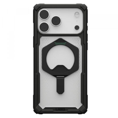 Husa MagSafe pentru Apple iPhone 17 Pro, Urban Armor Gear, Plasma XTE, Neagra Transparenta