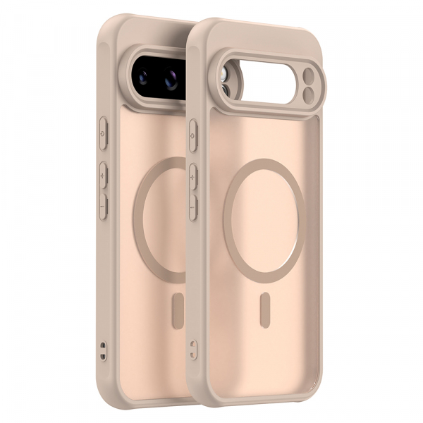 Husa MagSafe pentru Google Pixel 10 Pro, Techsuit, HaloFrost II, Aurie