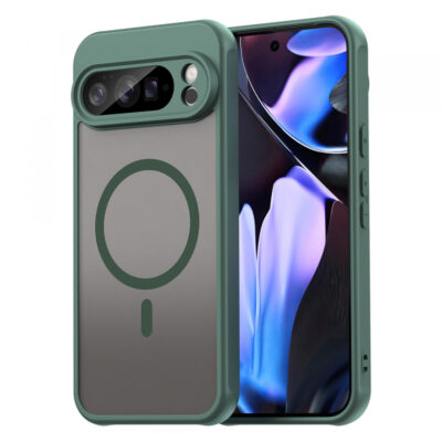 Husa MagSafe pentru Google Pixel 10 Pro XL, Techsuit, HaloFrost II, Verde