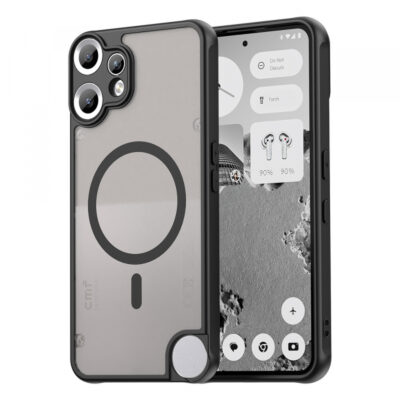 Husa MagSafe pentru Nothing CMF Phone 2 Pro, Techsuit, HaloFrost II, Neagra