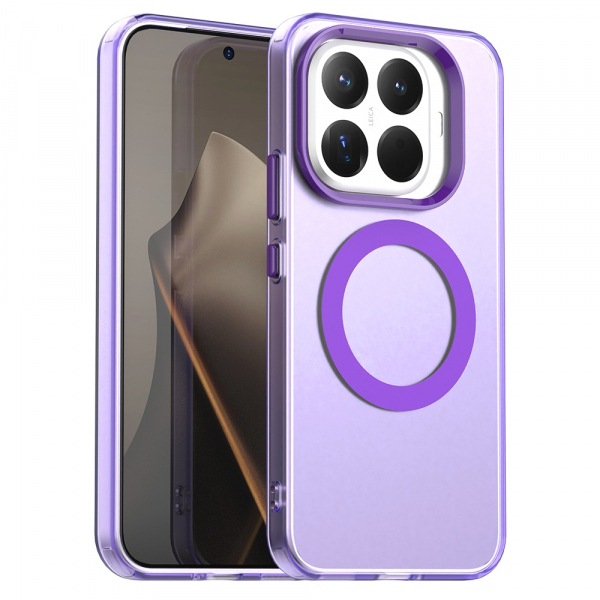 Husa MagSafe pentru Xiaomi 15T Pro, Techsuit, CandyCase, Mov