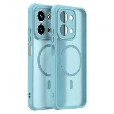 Husa MagSafe pentru Xiaomi Redmi 15C 5G / 15C 4G, Techsuit, HaloFrost II, Verde Deschis