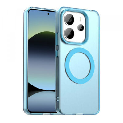 Husa MagSafe pentru Xiaomi Redmi Note 14 5G, Techsuit, CandyCase, Albastra