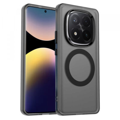 Husa MagSafe pentru Xiaomi Redmi Note 14 Pro+ 5G, Techsuit, CandyCase, Neagra
