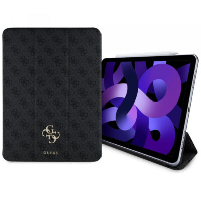 Husa pentru Apple iPad Air 13 (2026) / Air 13 (2025) / Air 13 (2024), Guess, 4G Big Logo, Neagra