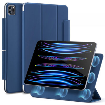 Husa pentru Apple iPad Pro 11 (2022) / Pro 11 (2021) / Pro 11 (2020) / Pro 11 (2018), ESR, Rebound, Bleumarin