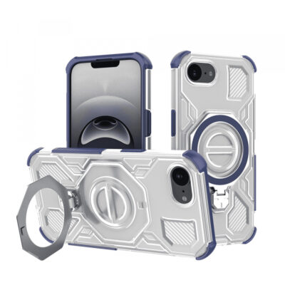 Husa pentru Apple iPhone 17e / 16e, Techsuit, Carbon Shield Pro, Albastra