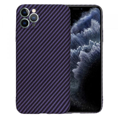 Husa pentru Apple iPhone 11 Pro Max, Techsuit, Carbonite FiberShell, Mov