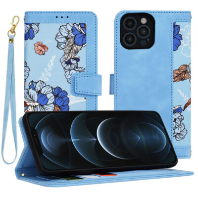 Husa pentru Apple iPhone 12 Pro Max, Techsuit, FlipCraft, Bleu
