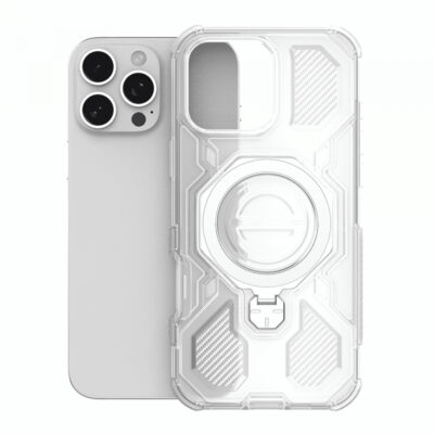 Husa pentru Apple iPhone 15, Techsuit, Carbon Shield Pro, Alba