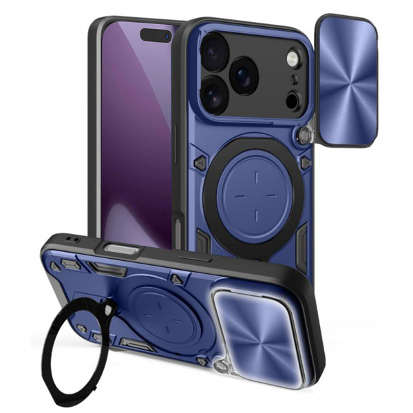 Husa pentru Apple iPhone 17 Pro, Techsuit, CamGuard Pro, Albastra