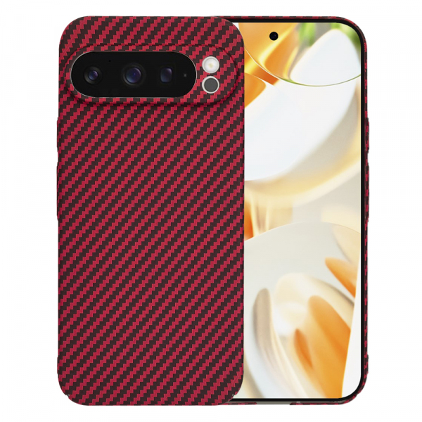 Husa pentru Google Pixel 9 Pro, Techsuit, Carbonite FiberShell, Rosie