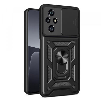 Husa pentru Honor 200, Techsuit, CamShield, Neagra