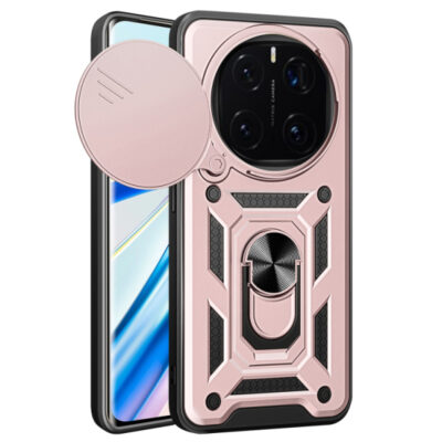 Husa pentru Honor Magic7 Pro, Techsuit, CamShield, Roz