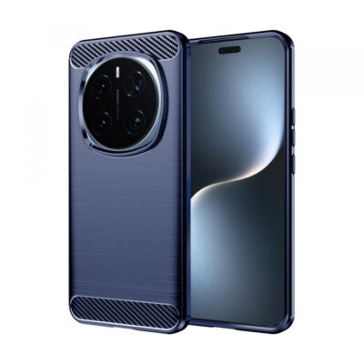 Husa pentru Honor Magic7 Pro, Techsuit, Carbon, Albastra