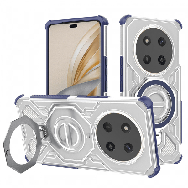 Husa pentru Honor X9c / Magic7 Lite, Techsuit, Carbon Shield Pro, Albastra