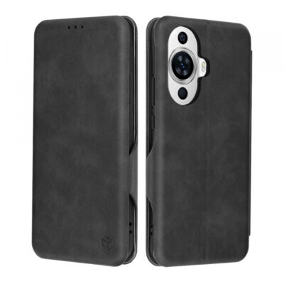Husa pentru Huawei nova 12s / nova 11, Techsuit, Safe Wallet Plus, Neagra