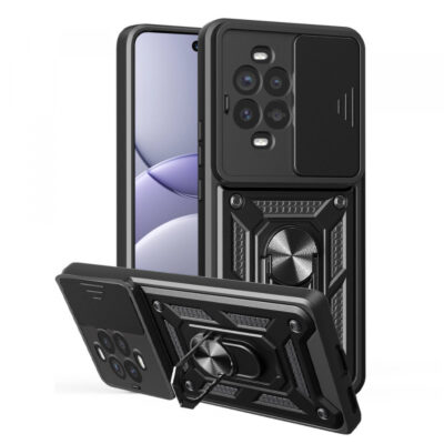 Husa pentru Huawei nova 13 Pro, Techsuit, CamShield, Neagra