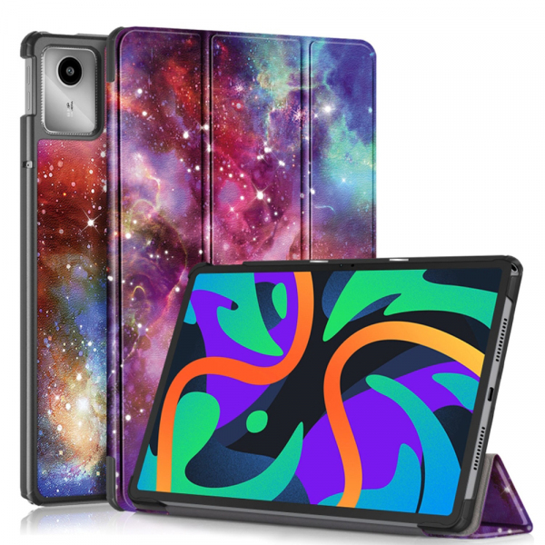 Husa pentru Lenovo Tab M11, Techsuit, FoldPro Galaxy, Multicolor
