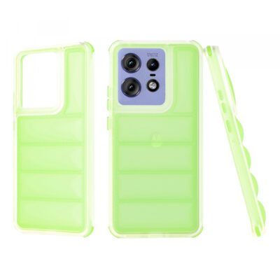 Husa pentru Motorola Edge 50 Pro, Techsuit, Wave Shield, Verde