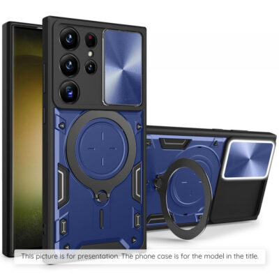 Husa pentru Motorola Moto E15 / G05, Techsuit, CamGuard Pro, Albastra