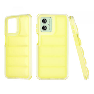 Husa pentru Motorola Moto G54, Techsuit, Wave Shield, Galbena