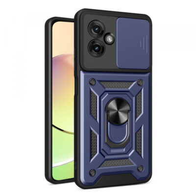 Husa pentru Motorola Moto G55, Techsuit, CamShield, Albastra